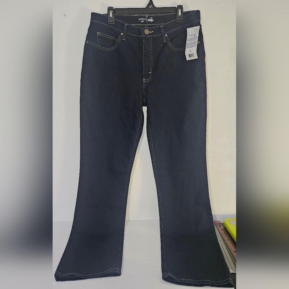 Riders by Lee Indigo Women's Relaxed Fit Straight size 16 L blue Style 10ZFRC1A9